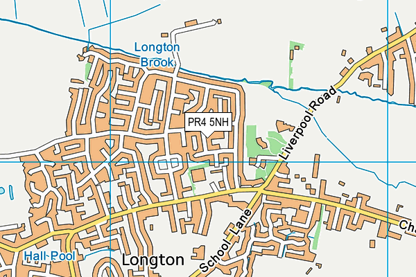 PR4 5NH map - OS VectorMap District (Ordnance Survey)