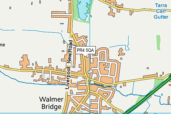 PR4 5QA map - OS VectorMap District (Ordnance Survey)