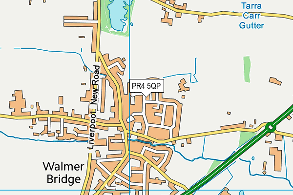 PR4 5QP map - OS VectorMap District (Ordnance Survey)