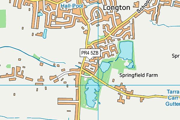 PR4 5ZB map - OS VectorMap District (Ordnance Survey)
