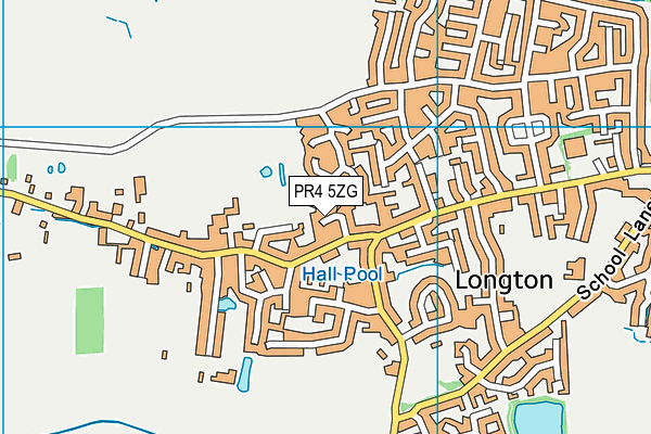 PR4 5ZG map - OS VectorMap District (Ordnance Survey)