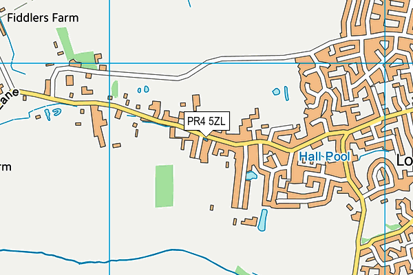 PR4 5ZL map - OS VectorMap District (Ordnance Survey)