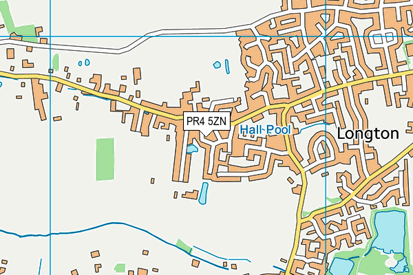 PR4 5ZN map - OS VectorMap District (Ordnance Survey)