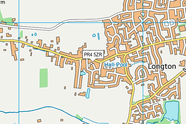 PR4 5ZR map - OS VectorMap District (Ordnance Survey)
