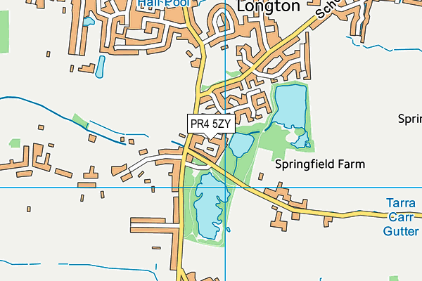 PR4 5ZY map - OS VectorMap District (Ordnance Survey)