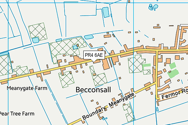 Map of JOHN E BALL WORKWEAR LIMITED at district scale