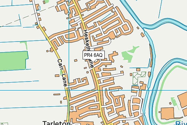 PR4 6AQ map - OS VectorMap District (Ordnance Survey)