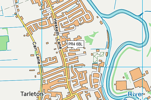 PR4 6BL map - OS VectorMap District (Ordnance Survey)