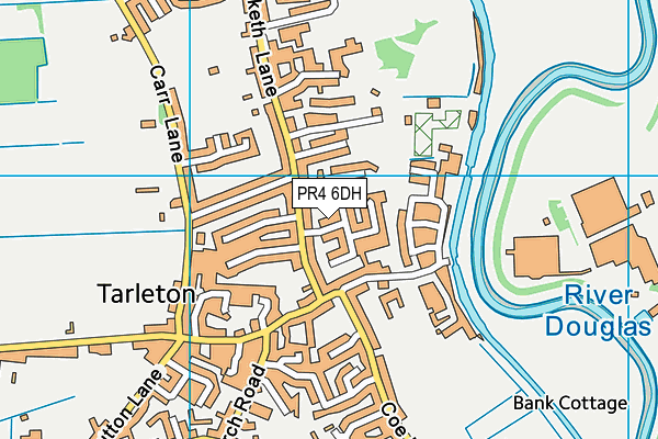 PR4 6DH map - OS VectorMap District (Ordnance Survey)