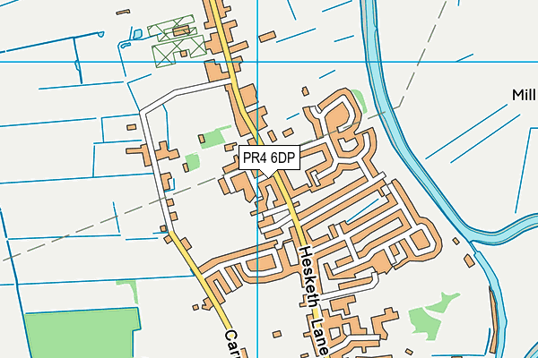 PR4 6DP map - OS VectorMap District (Ordnance Survey)