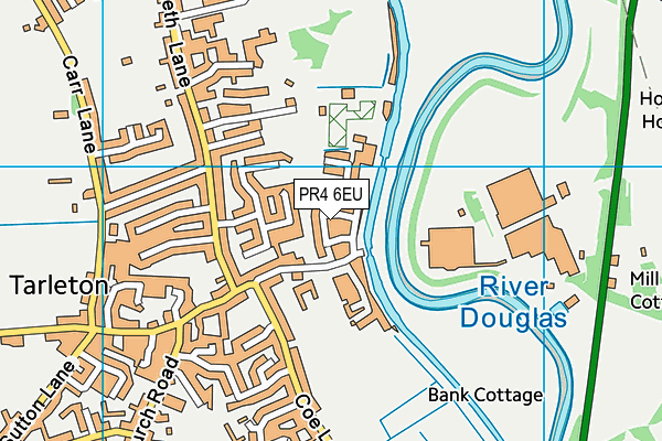PR4 6EU map - OS VectorMap District (Ordnance Survey)