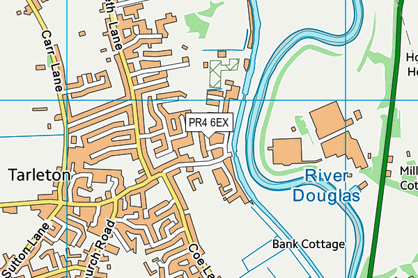 PR4 6EX map - OS VectorMap District (Ordnance Survey)