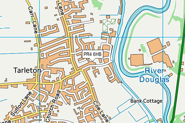 PR4 6HB map - OS VectorMap District (Ordnance Survey)