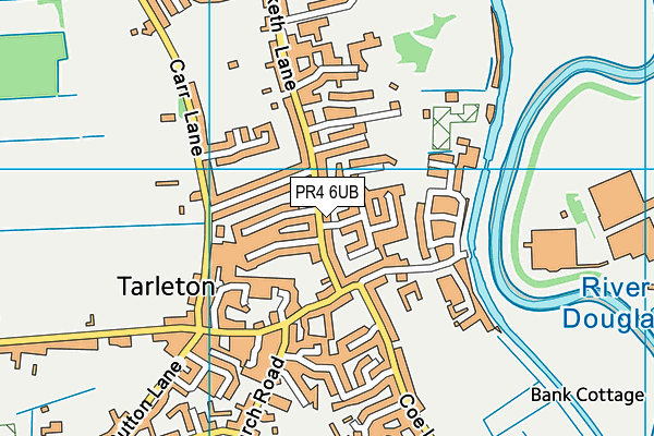 PR4 6UB map - OS VectorMap District (Ordnance Survey)