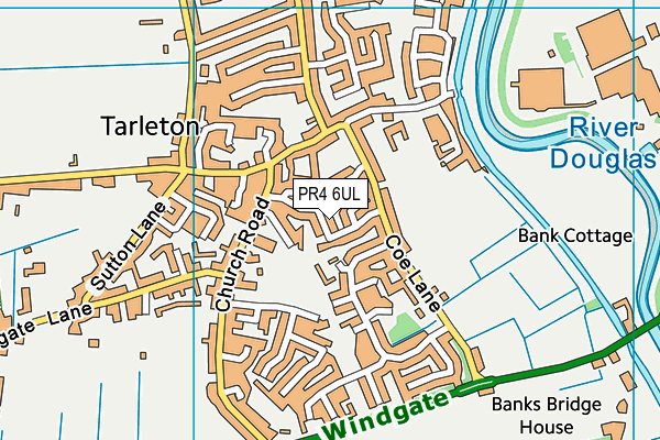 PR4 6UL map - OS VectorMap District (Ordnance Survey)