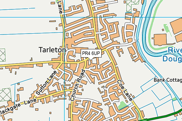 Map of PILATES IN TARLETON LTD at district scale