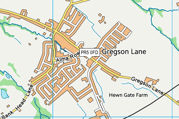 Map of GREGSON LANE GARAGE LIMITED at district scale