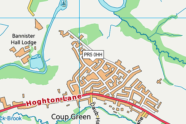 PR5 0HH map - OS VectorMap District (Ordnance Survey)