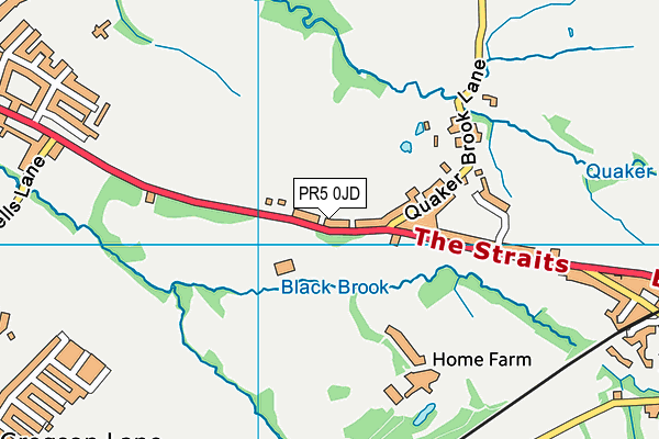 Map of BROOK VIEW DEVELOPMENTS LIMITED at district scale