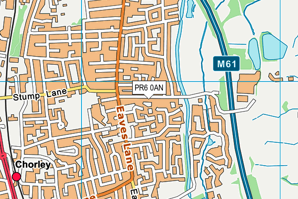 PR6 0AN map - OS VectorMap District (Ordnance Survey)
