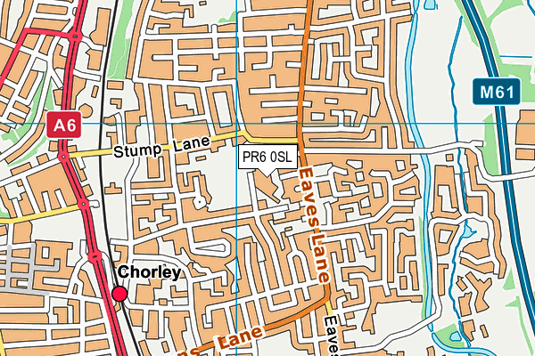 Highfield Nursery School map (PR6 0SL) - OS VectorMap District (Ordnance Survey)