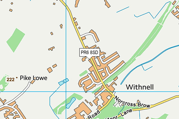 St Joseph's Catholic Primary School, Withnell map (PR6 8SD) - OS VectorMap District (Ordnance Survey)