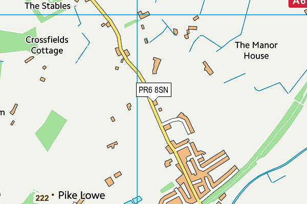 Map of DEREK PYE LIMITED at district scale