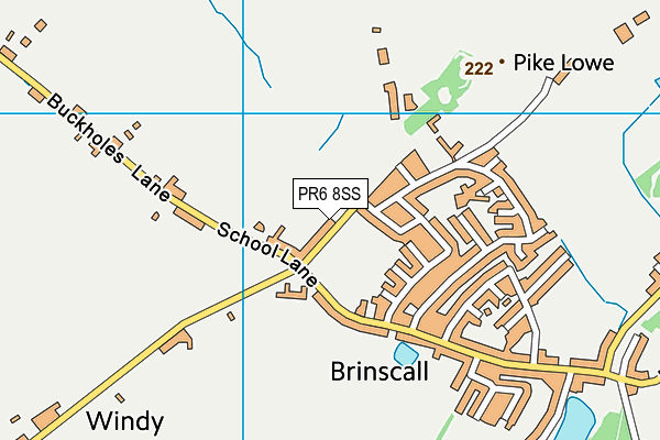 Map of BRINSCALL PROJECT SERVICES LIMITED at district scale