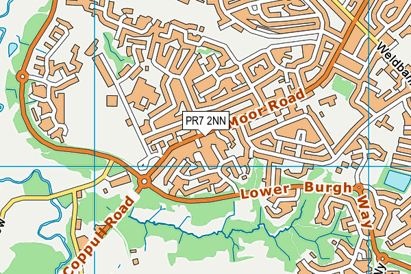 PR7 2NN map - OS VectorMap District (Ordnance Survey)