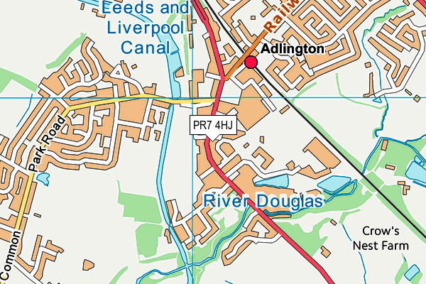 Map of COOKSON & CLEGG LIMITED at district scale