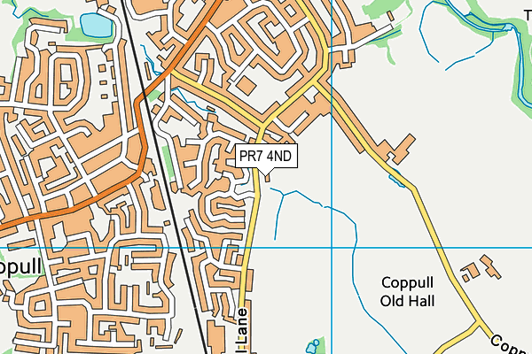PR7 4ND map - OS VectorMap District (Ordnance Survey)