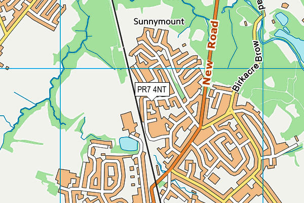 PR7 4NT map - OS VectorMap District (Ordnance Survey)