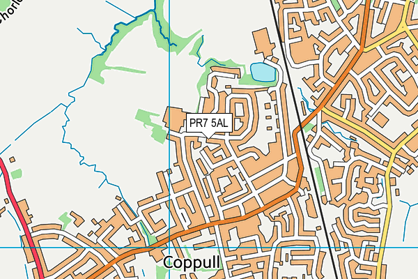 Map of COPPULL CAR & COMMERCIAL REPAIR CENTRE LTD at district scale