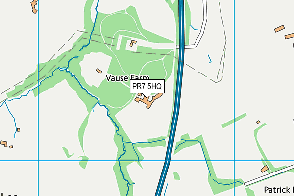 PR7 5HQ map - OS VectorMap District (Ordnance Survey)