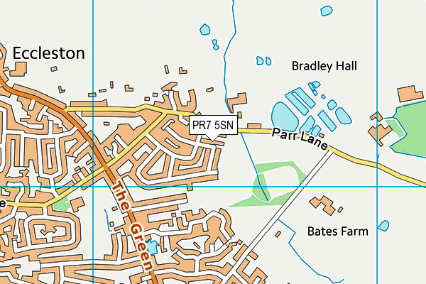 PR7 5SN map - OS VectorMap District (Ordnance Survey)