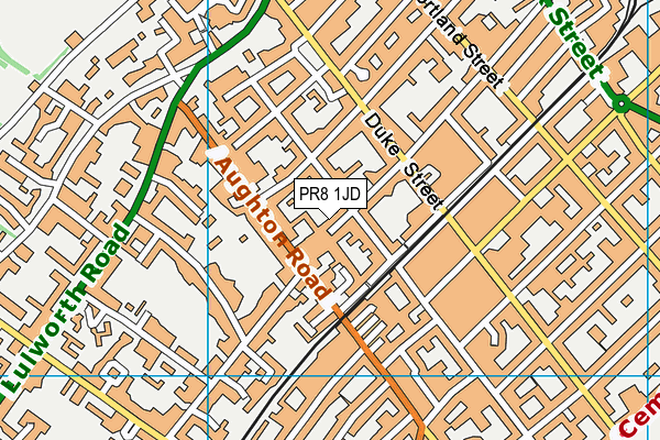 PR8 1JD map - OS VectorMap District (Ordnance Survey)