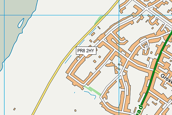 PR8 2HY map - OS VectorMap District (Ordnance Survey)