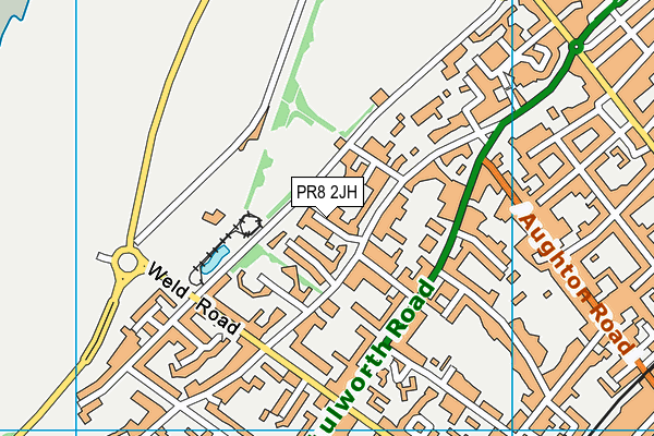 PR8 2JH map - OS VectorMap District (Ordnance Survey)