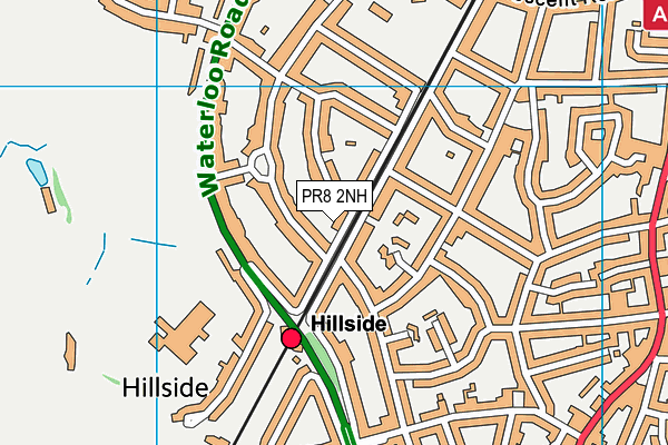 PR8 2NH map - OS VectorMap District (Ordnance Survey)