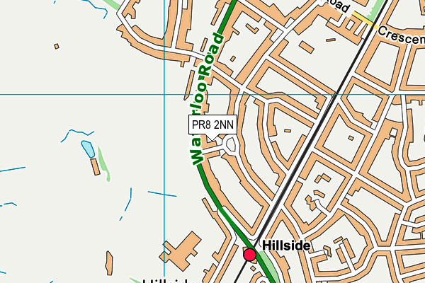 PR8 2NN map - OS VectorMap District (Ordnance Survey)