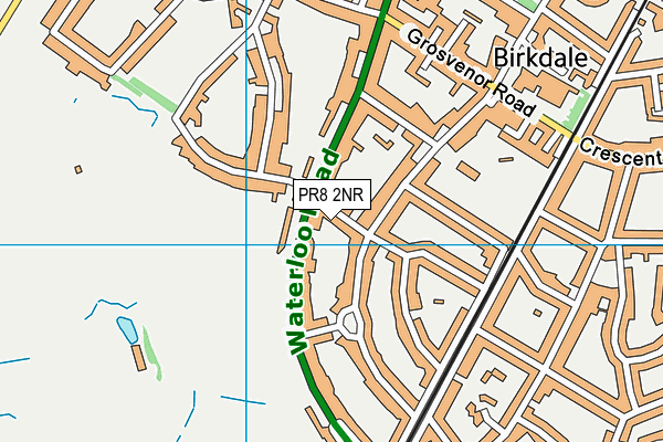 PR8 2NR map - OS VectorMap District (Ordnance Survey)