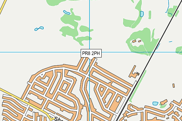 PR8 2PH map - OS VectorMap District (Ordnance Survey)