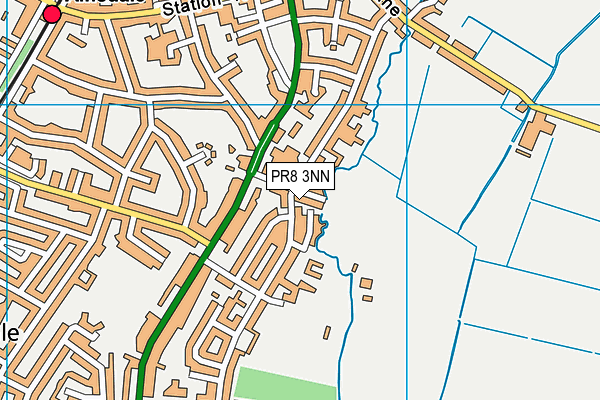 PR8 3NN map - OS VectorMap District (Ordnance Survey)