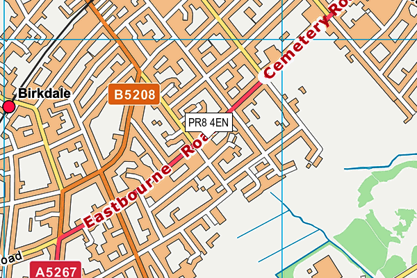 PR8 4EN map - OS VectorMap District (Ordnance Survey)