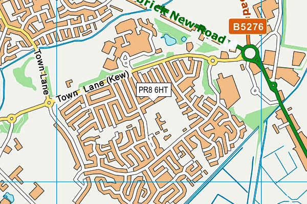 PR8 6HT map - OS VectorMap District (Ordnance Survey)