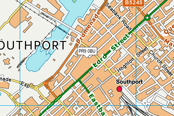 PR9 0BU map - OS VectorMap District (Ordnance Survey)