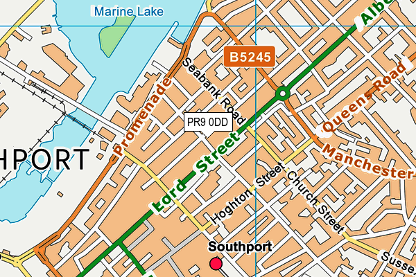 PR9 0DD map - OS VectorMap District (Ordnance Survey)