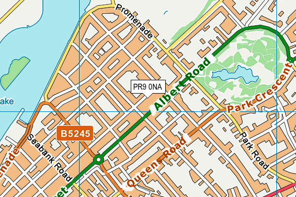 PR9 0NA map - OS VectorMap District (Ordnance Survey)