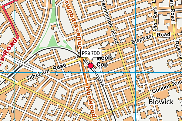 PR9 7DD map - OS VectorMap District (Ordnance Survey)