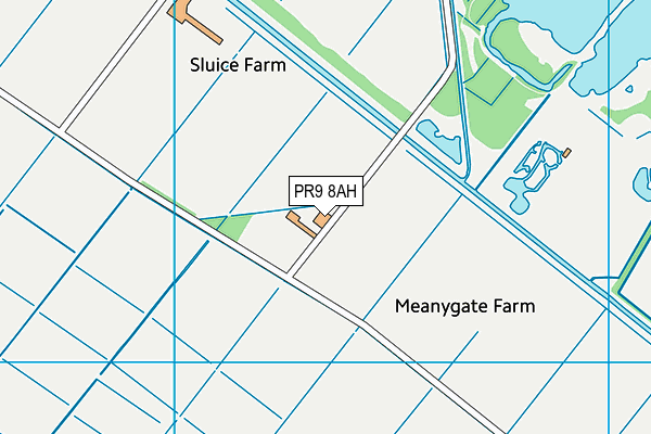 PR9 8AH map - OS VectorMap District (Ordnance Survey)